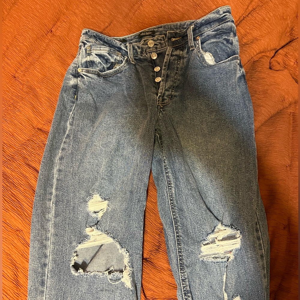 Wild Fable Super High-Rise Straight Jeans
